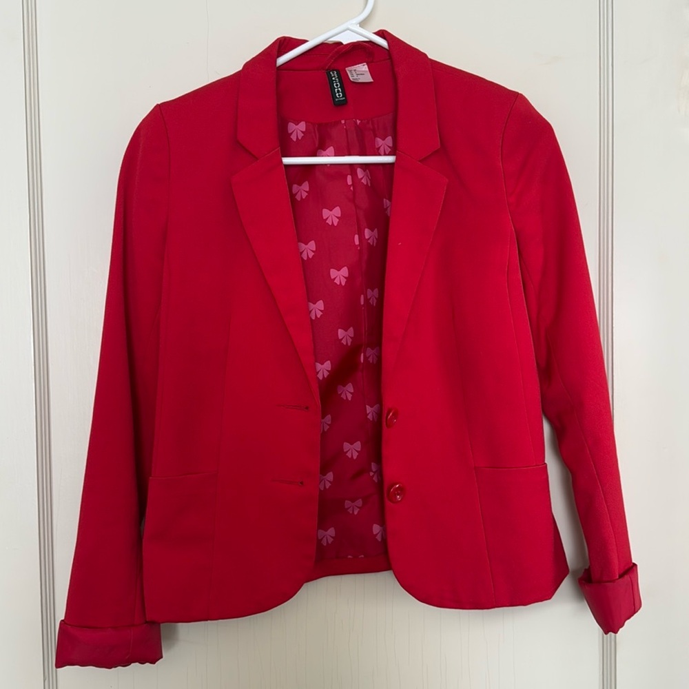Red blazer